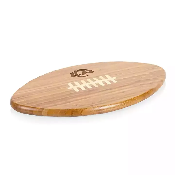 Los Angeles Rams Bamboo Football Cutting Board