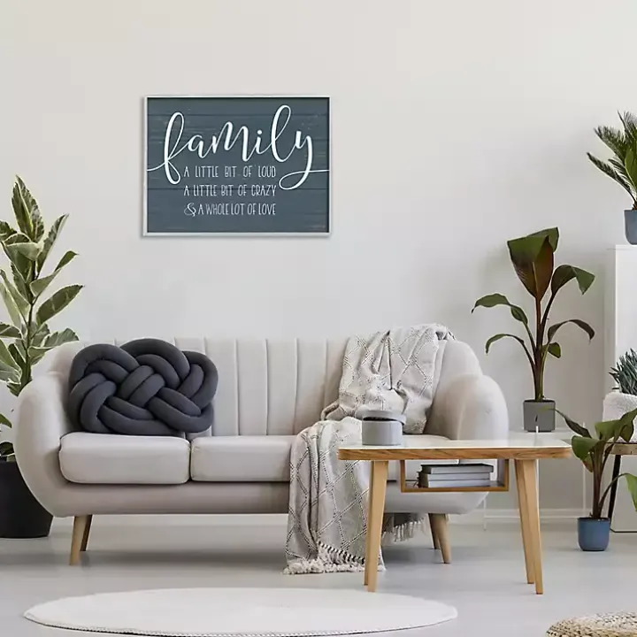 Loud Family Framed Giclee Canvas Art Print