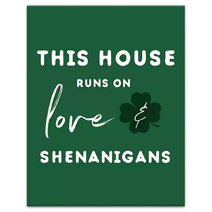 Love & Shenanigans Canvas Art Print