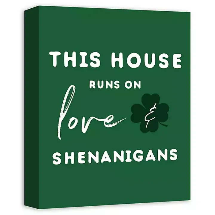 Love & Shenanigans Canvas Art Print