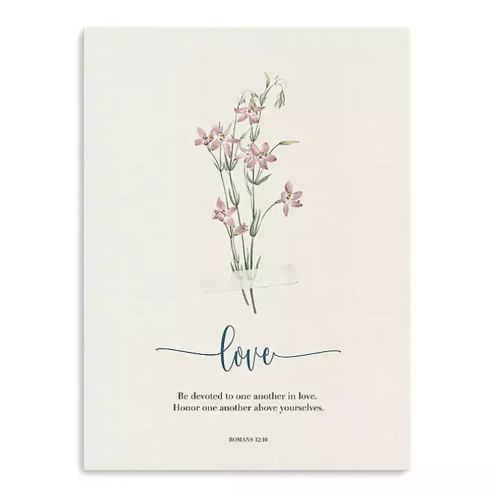 Love Affirmations Canvas Art Print, 18x24 in.