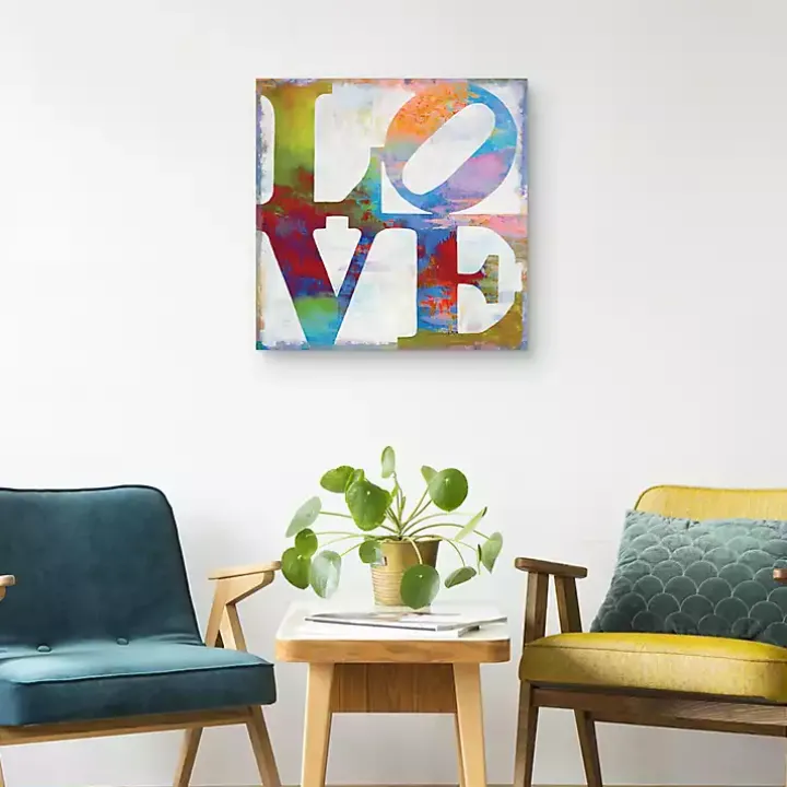 Love in Color Canvas Art Print