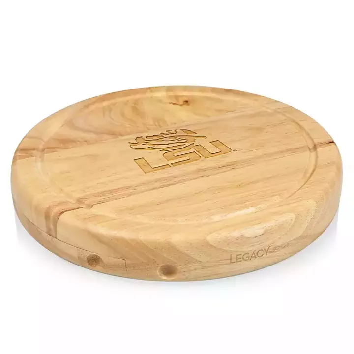 LSU Tigers Cheese Board and Tool Set