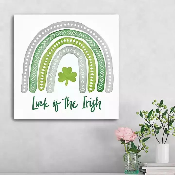 Luck of the Irish Rainbow Canvas Art Print