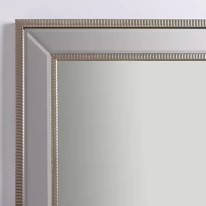Luxe Silver Wall Mirror, 35 in.