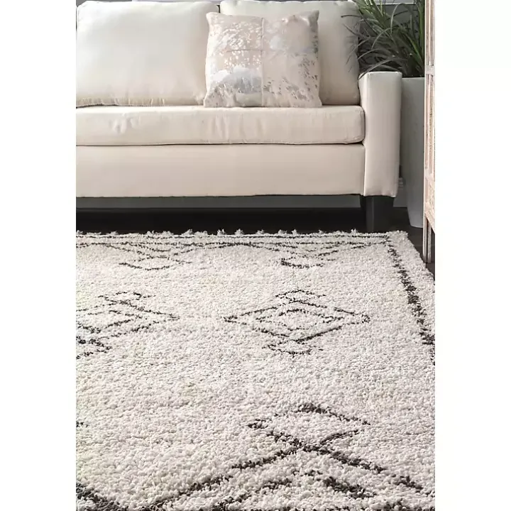 Macey Moroccan Diamond Area Rug, 8x10