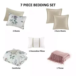 Madison Park Monah 7-pc. Full/Queen Comforter Set