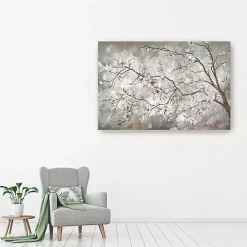 Magnolia Branches Landscape Canvas Art Print