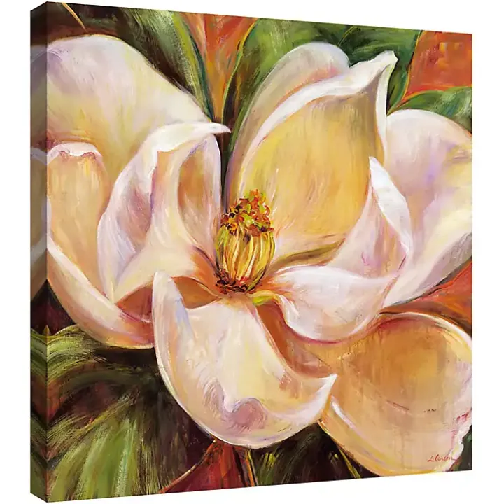 Magnolia Glow I Canvas Art Print