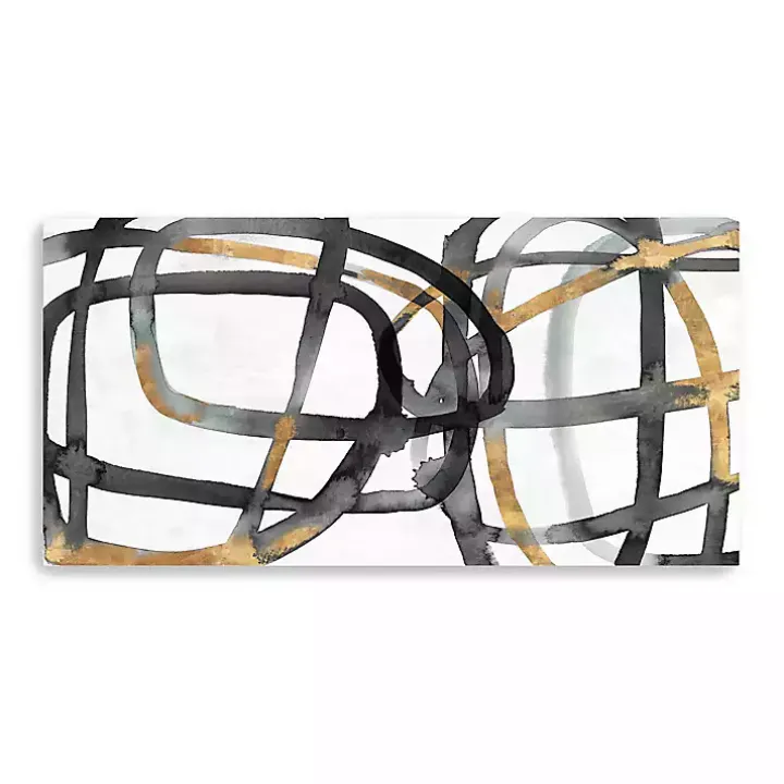 Many Ways Abstract Canvas Art Print, 60x30 in.