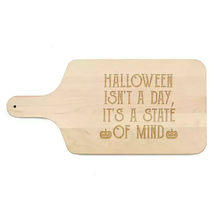 Maple Halloween is a State Of Mind Cutting Board