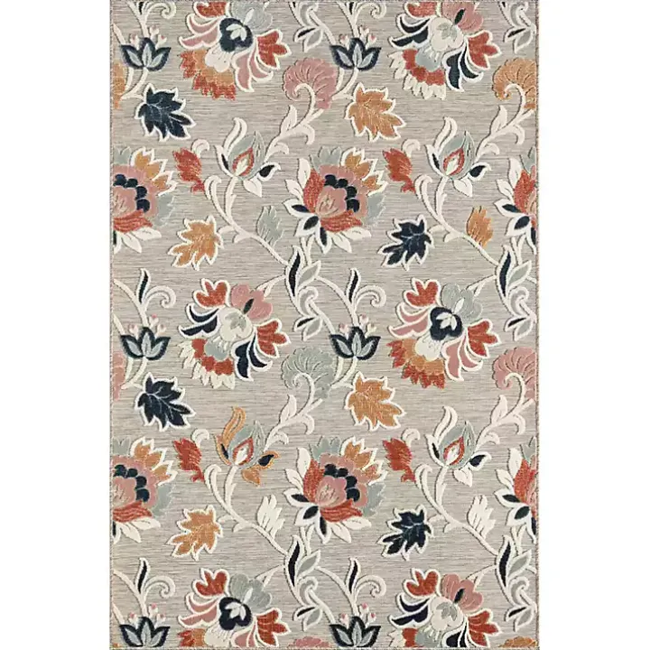 Mara Floral Blossom Indoor/Outdoor Area Rug, 5x7