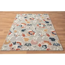 Mara Floral Blossom Indoor/Outdoor Area Rug, 5x7