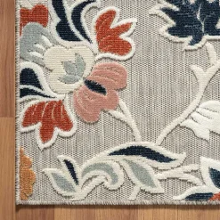 Mara Floral Blossom Indoor/Outdoor Area Rug, 5x7