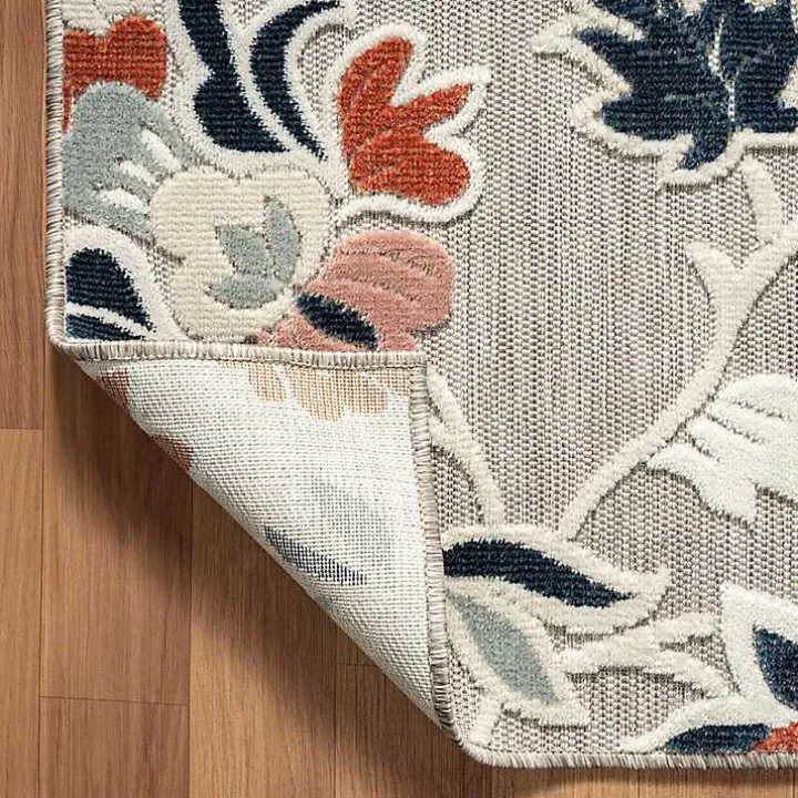 Mara Floral Blossom Indoor/Outdoor Area Rug, 5x7