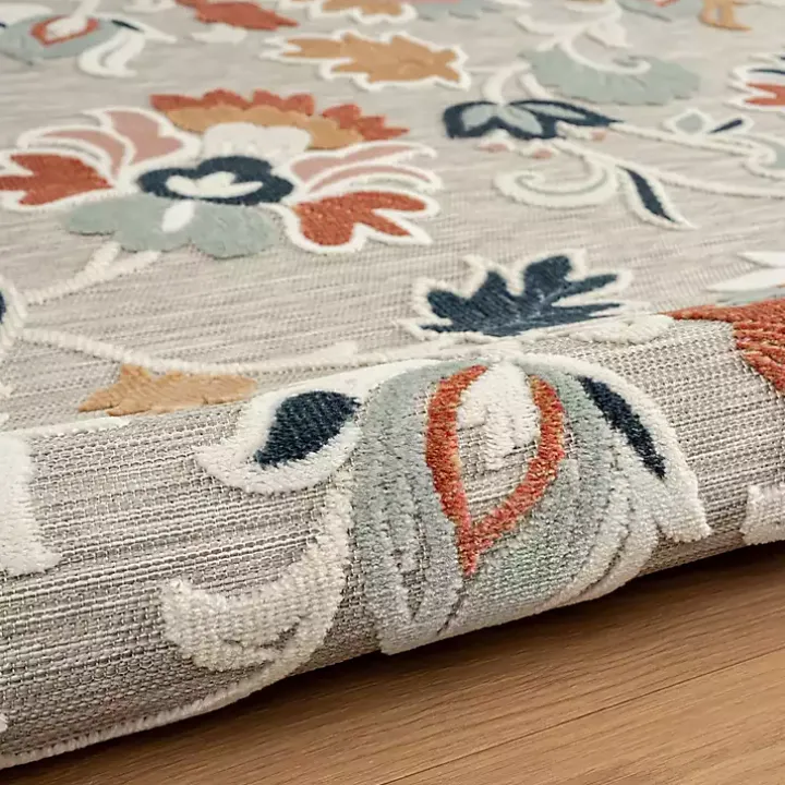 Mara Floral Blossom Indoor/Outdoor Area Rug, 7x9
