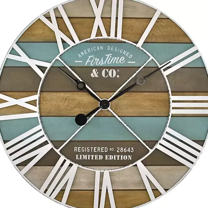 Maritime Planks Wall Clock