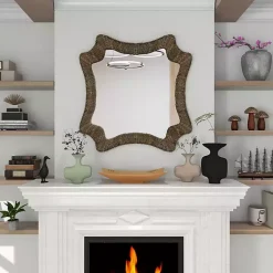 Marley Natural Woven Rope Wall Mirror