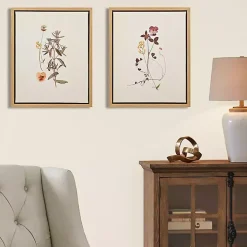 Martha Stewart French Herbarium Framed Art Set