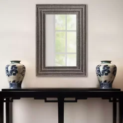 Martha Stewart Gray Naomi Wall Mirror