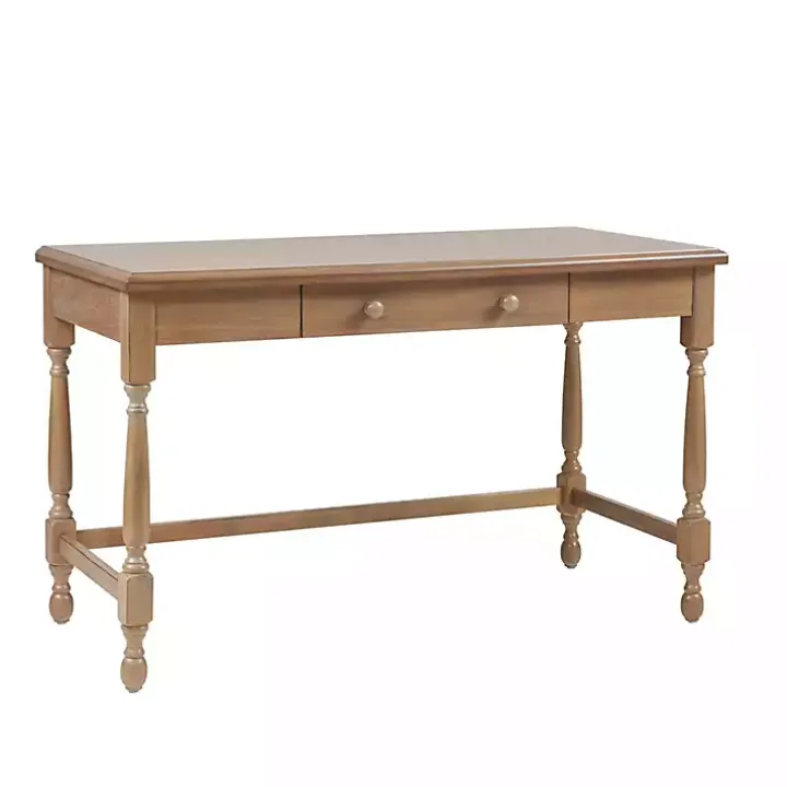 Martha Stewart Natural Wood Turned Legs Desk