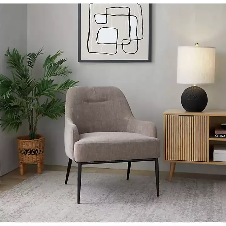 Matte Black Round Kona Table Lamps, Set of 2
