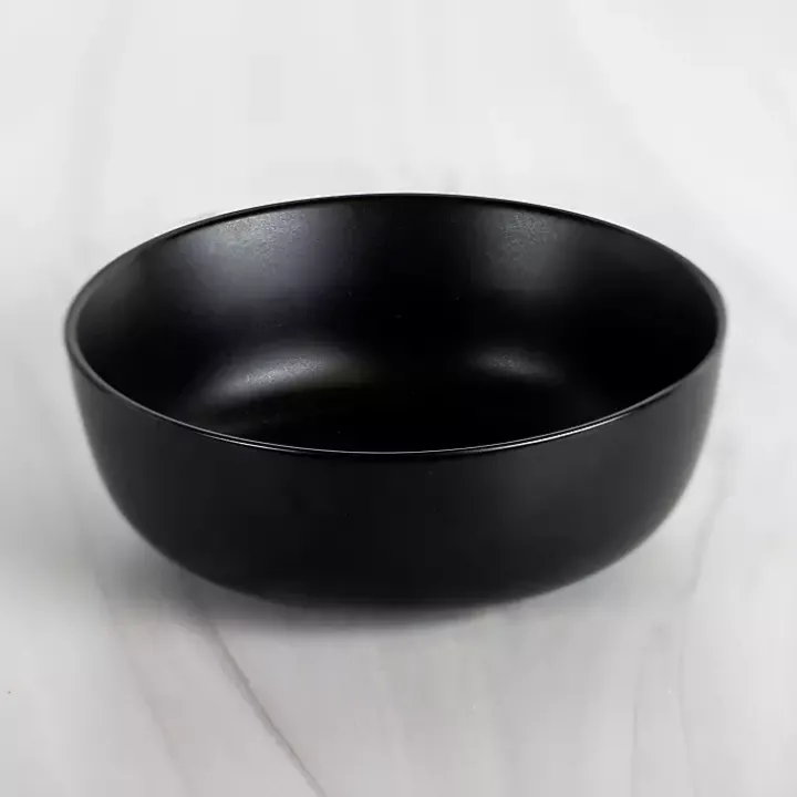 Matte Black Simple Things Cereal Bowl