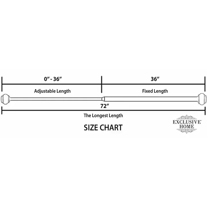 Matte Silver Adjustable Prism Curtain Rod, 72 in.