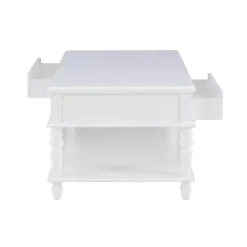 McGhie White 2-Drawer Coffee Table