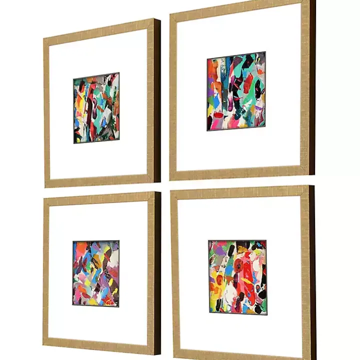 Meditations Framed Art Prints, Set of 4
