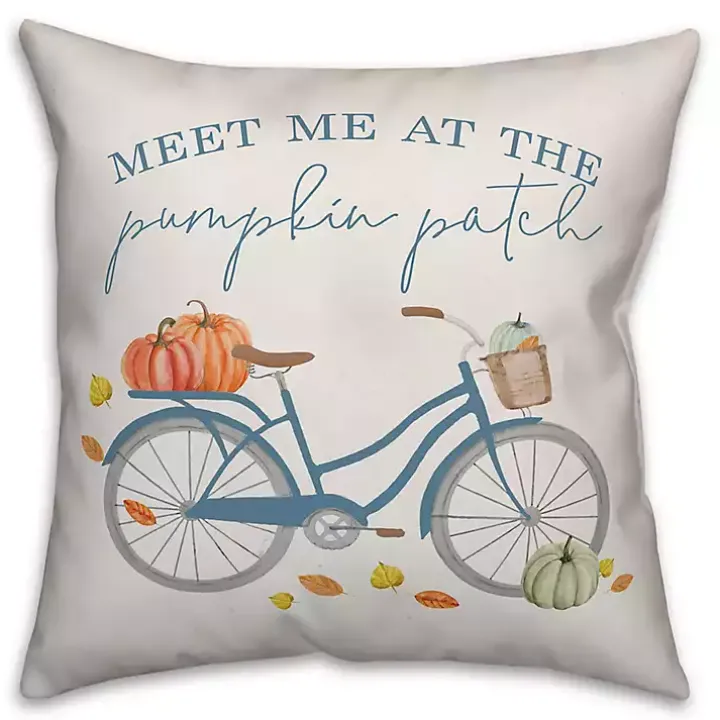 Meet Me At The Pumpkin Patch Pillow