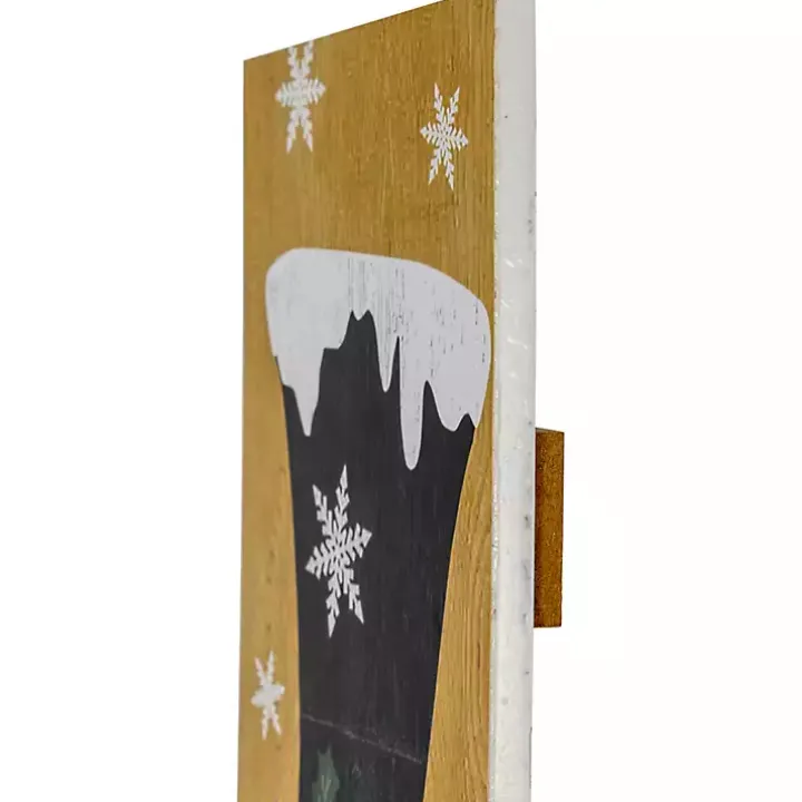 Merry & Bright Snowman Porch Board