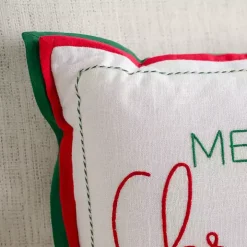Merry Christmas Double Flange Pillow