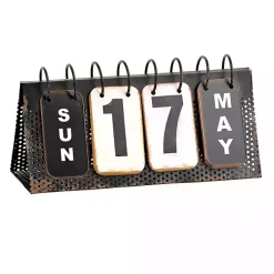 Metal Flip Calendar
