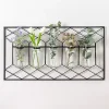 Metal Wire and Bottles Wall Plaque