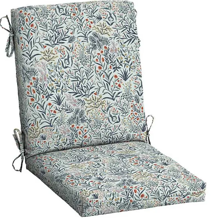 Millennial Leaf Luxe Outdoor Dining Chair Cushion