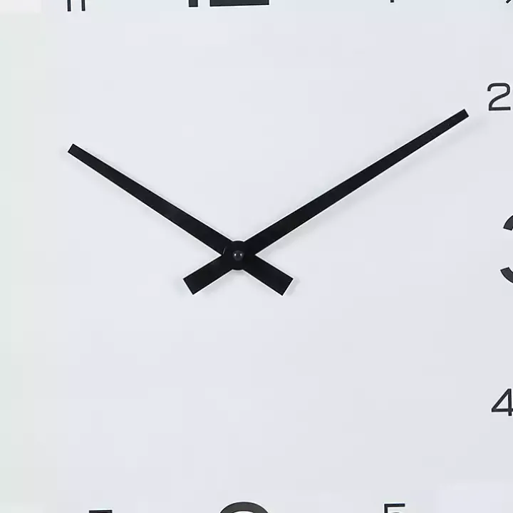 Minimalist Wood Frame Wall Clock