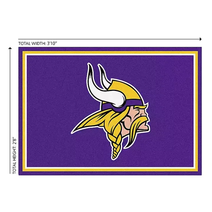 Minnesota Vikings Area Rug, 3x4
