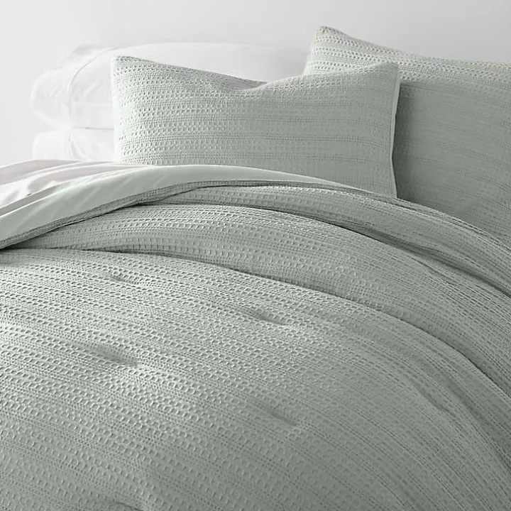 Mist Waffle Ultra-Soft 3-pc. King Comforter Set