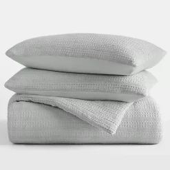 Mist Waffle Ultra-Soft 3-pc. Queen Comforter Set