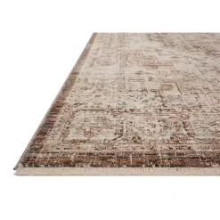 Mocha and Cream Sorrento Area Rug, 5x7