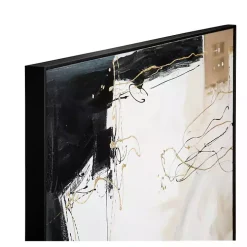Modern Abstract Framed Canvas Art Print