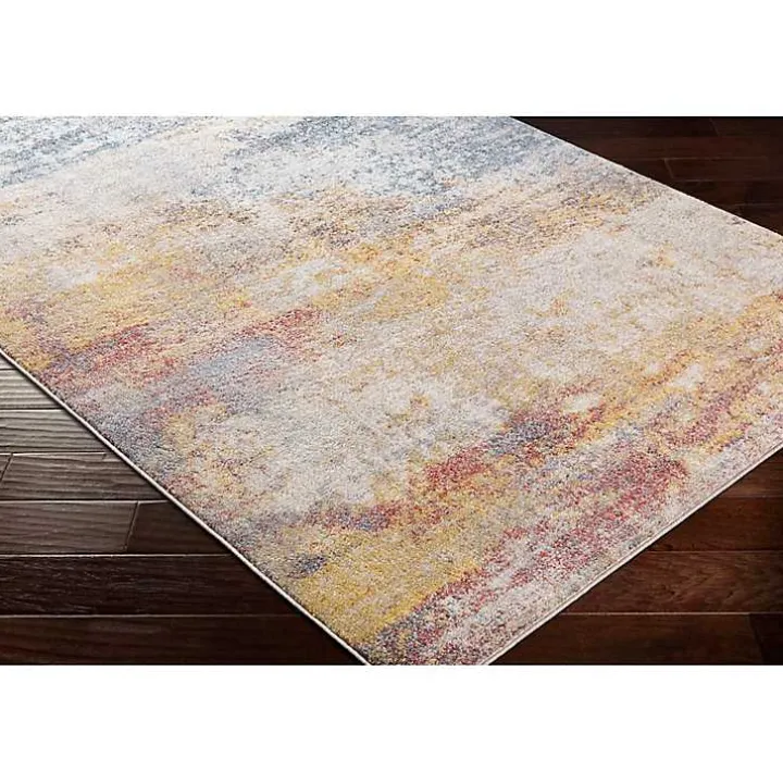 Modern Abstract Sunset Area Rug, 8x12