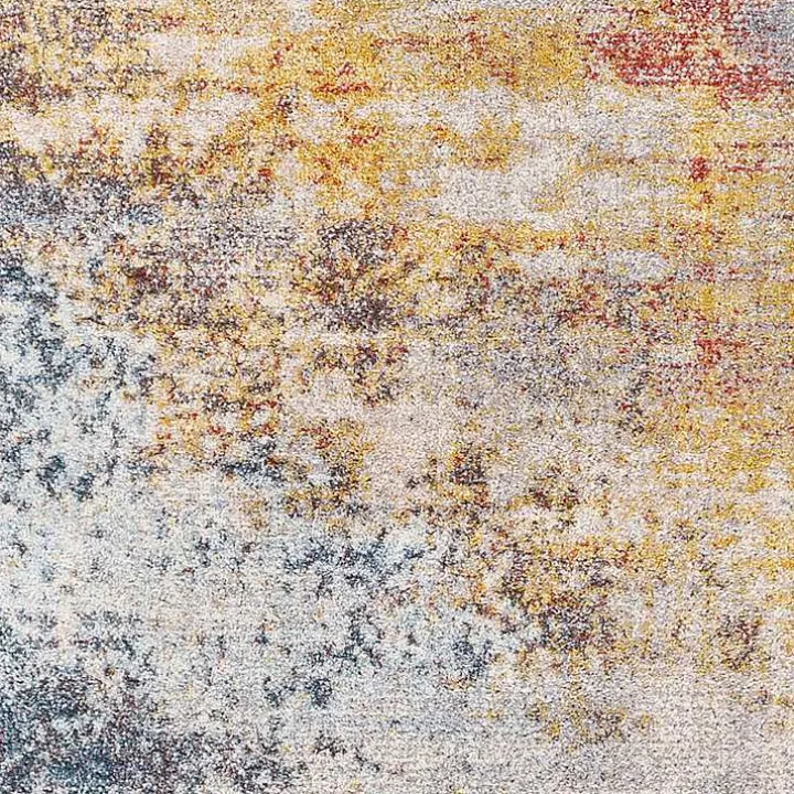 Modern Abstract Sunset Area Rug, 8x12