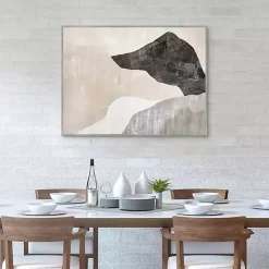 Modern Landscape Framed Canvas Art Print