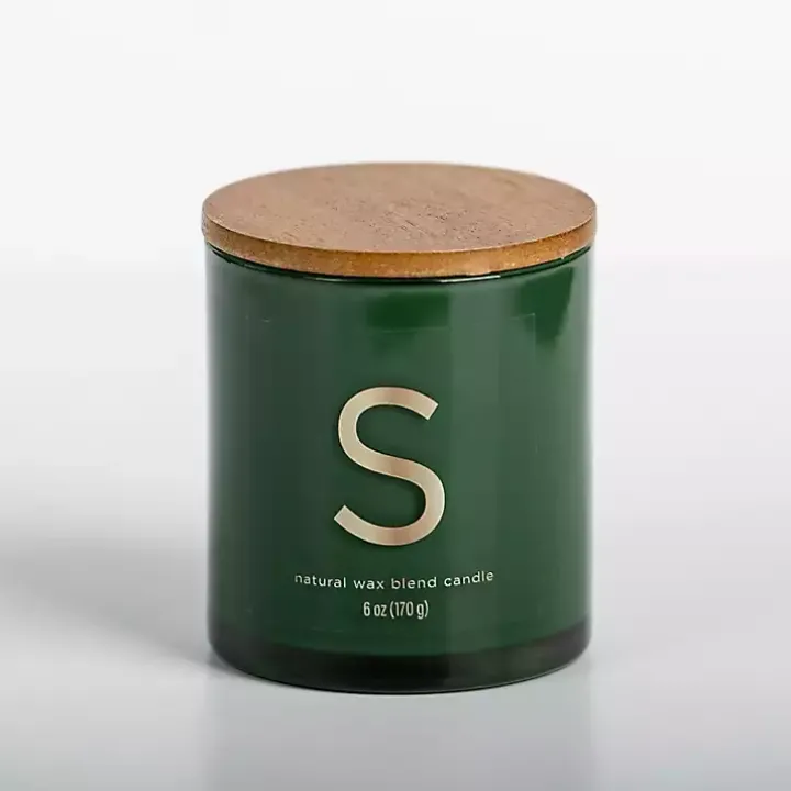 Monogram S Pinecone & Cyprus Jar Candle