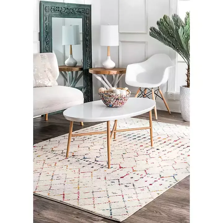 Multicolor Blythe Moroccan Area Rug, 8x10