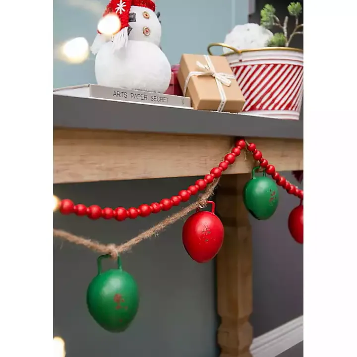Multicolor Iron Bulb Christmas Garland