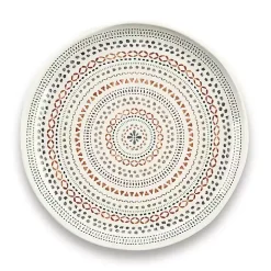 Multicolor Melamine Malena Dinner Plates, Set of 6