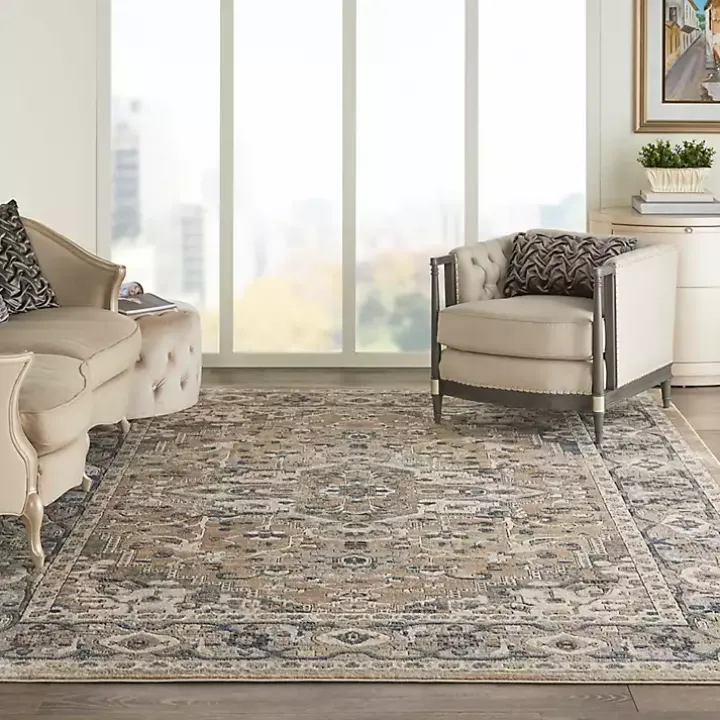 Multicolor Nadia Medallion Area Rug, 8x10